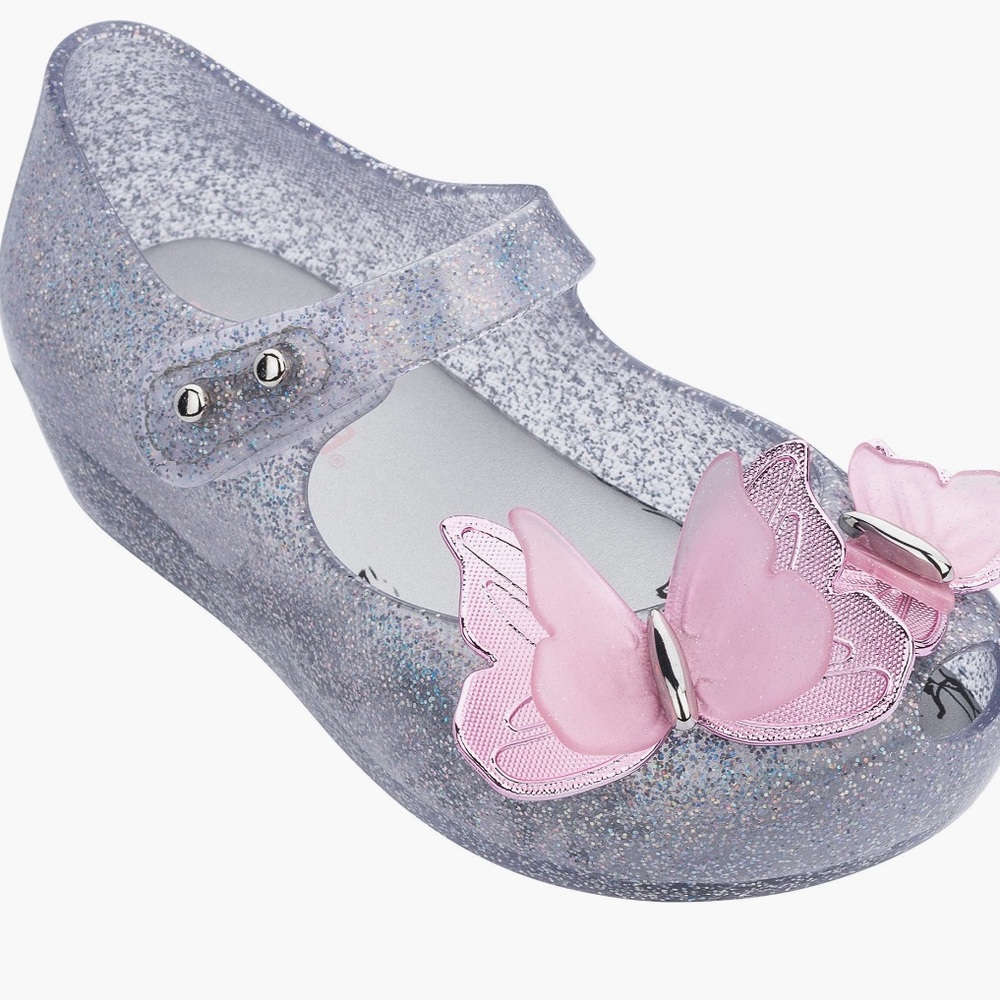 Mini Melissa Ultragirl Butterfly Mary Jane Flat size 9